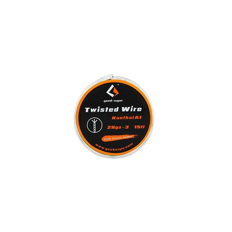 Geekvape Wire Twisted Kanthal A1 28Ga*3 ( 15 FT ) GEEKVAPE 1 - E-Smoking di Fiacco Marco 