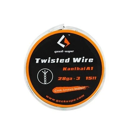 Geekvape Wire Twisted Kanthal A1 28Ga*3 ( 15 FT ) GEEKVAPE 1 - E-Smoking di Fiacco Marco 