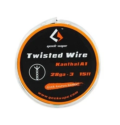 Geekvape Wire Twisted Kanthal A1 28Ga*3 ( 15 FT ) GEEKVAPE 1 - E-Smoking di Fiacco Marco 