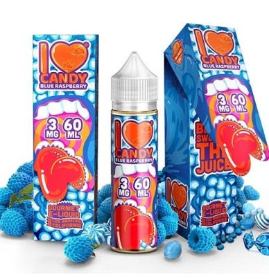 Liquido Mad Hatter I Love Candy Blue Raspberry 50 ml + 10
