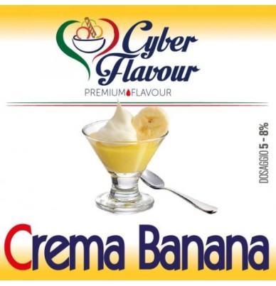 Aroma Crema Banana Cyber Flavor 10 ml