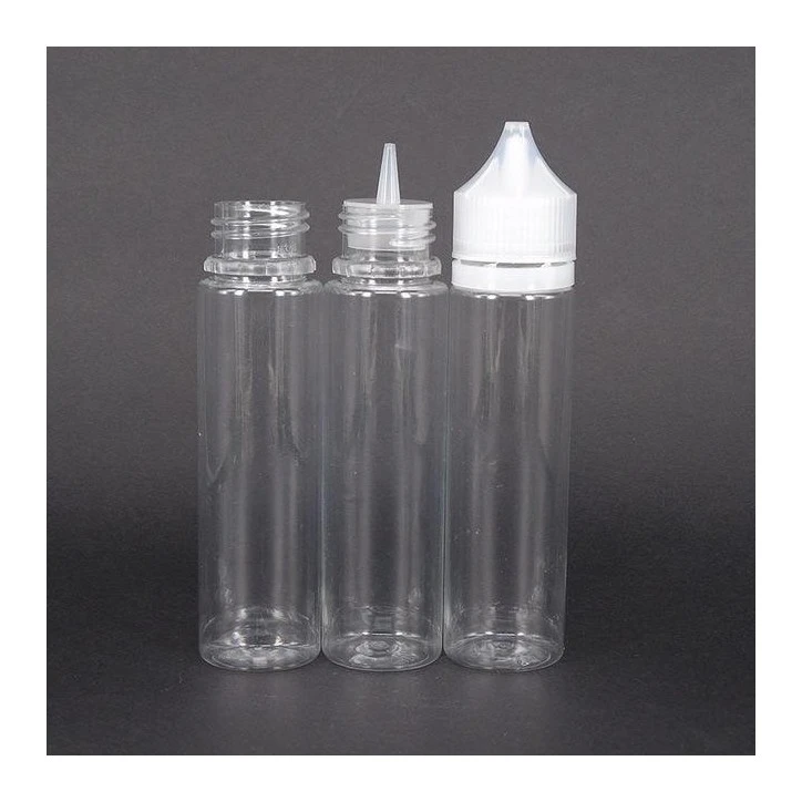 FLACONCINO DA 60ML NERO E TRASPARENTE