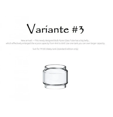Vetro DI Ricambio Tfv8 X-Baby 6ml Smok Bulb SMOK 1 - E-Smoking di Fiacco Marco 