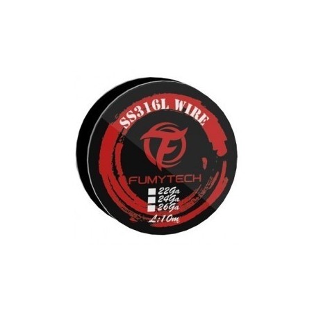 SS316L Wire 22Ga Fumytech 10m