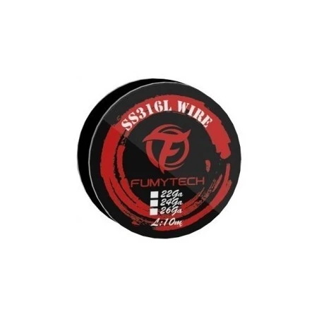 SS316L Wire 22ga 0.65mm Fumytech 10m FUMYTECH 1 - E-Smoking di Fiacco Marco 