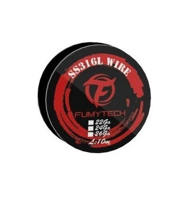 SS316L Wire 22ga 0.65mm Fumytech 10m FUMYTECH 1 - E-Smoking di Fiacco Marco 