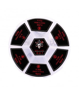  Pre-Built Coil 6 In 1 Mix 316L - Demon Killer