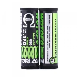 Resistenza Tri Core Fused Clapton - 10 pezzi WOTOFO 1 - E-Smoking di Fiacco Marco 