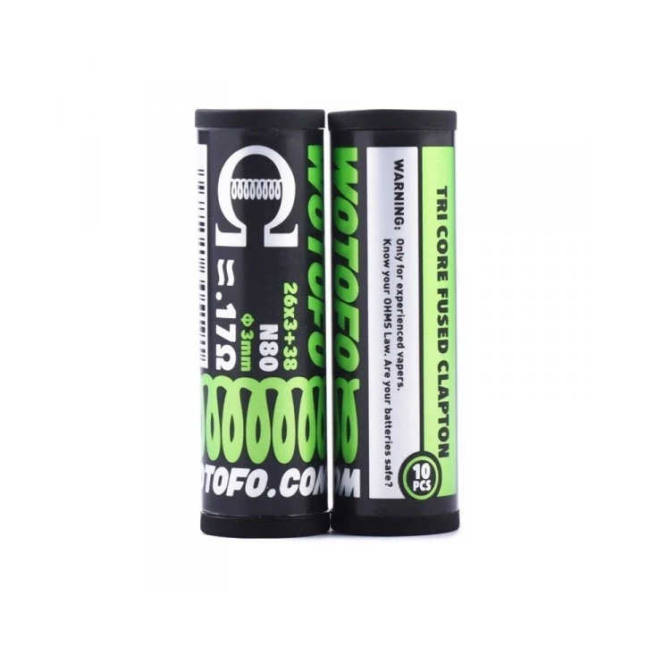 Resistenza Tri Core Fused Clapton - 10 pezzi