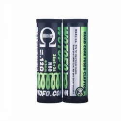 Resistenza 26GA*4 36GA Quad Core Fused Clapton 0.12 Ohm - 10 pezzi WOTOFO 1 - E-Smoking di Fiacco Marco 