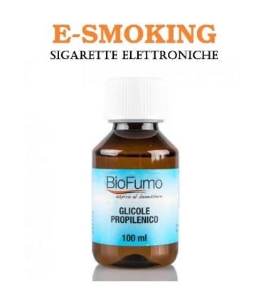 GLICOLE PROPILENICO 100 ML IN FLACONE DA 100 ML BIOFUMO BIOFUMO 1 - E-Smoking di Fiacco Marco 