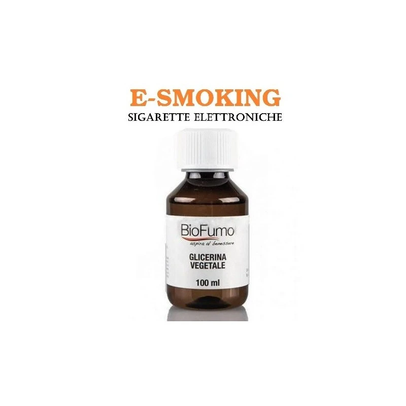 GLICERINA VEGETALE 100 ML IN FLACONE DA 100 ML BIOFUMO BIOFUMO 1 - E-Smoking di Fiacco Marco 