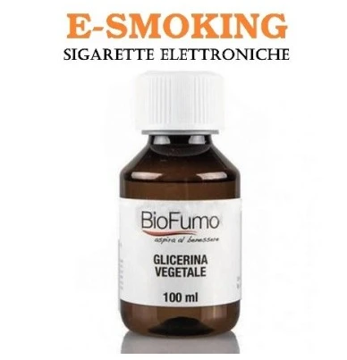 GLICERINA VEGETALE 100 ML IN FLACONE DA 100 ML BIOFUMO BIOFUMO 1 - E-Smoking di Fiacco Marco 