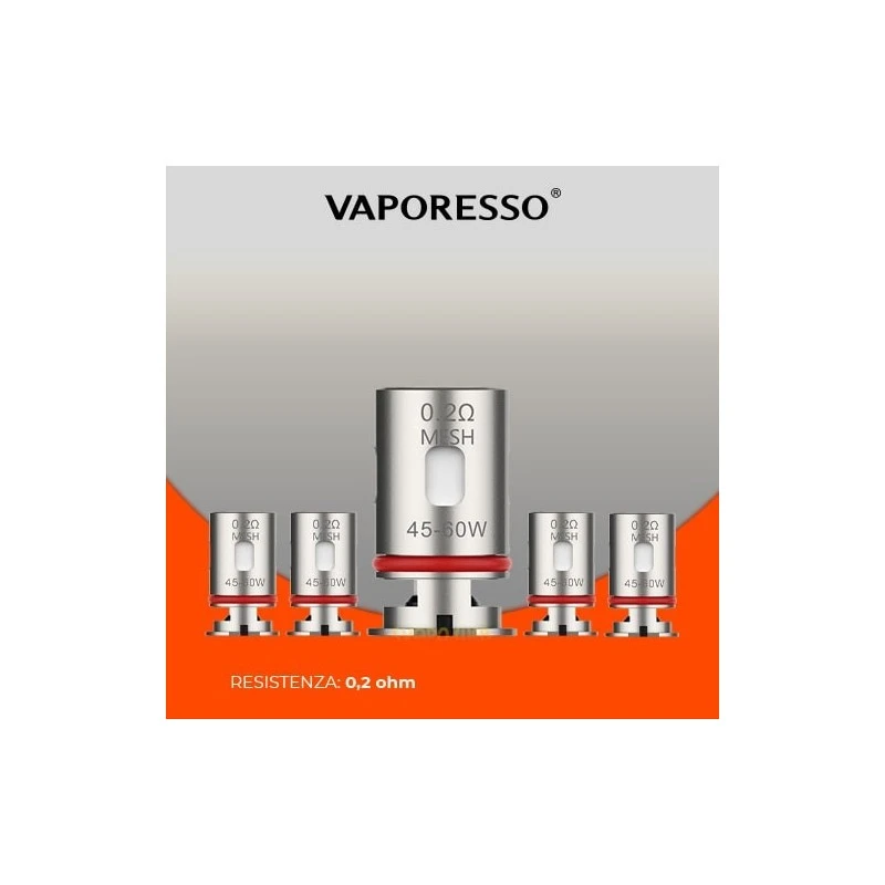 Resistenza Per Target Pm80 GT X 0.2ohm Mesh Vaporesso VAPORESSO 1 - E-Smoking di Fiacco Marco 