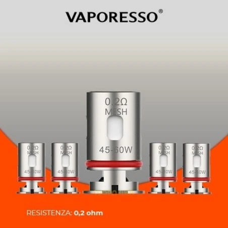 Resistenza Per Target Pm80 GT X 0.2ohm Mesh Vaporesso VAPORESSO 1 - E-Smoking di Fiacco Marco 