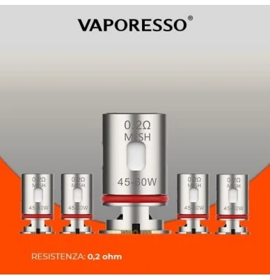 Resistenza Per Target Pm80 GT X 0.2ohm Mesh Vaporesso VAPORESSO 1 - E-Smoking di Fiacco Marco 
