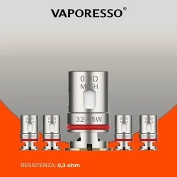 Resistenza Per Target Pm80 GT X 0.3ohm Vaporesso VAPORESSO 1 - E-Smoking di Fiacco Marco 