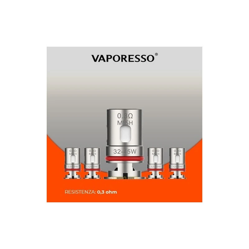 Resistenza Per Target Pm80 GT X 0.3ohm Vaporesso VAPORESSO 1 - E-Smoking di Fiacco Marco 