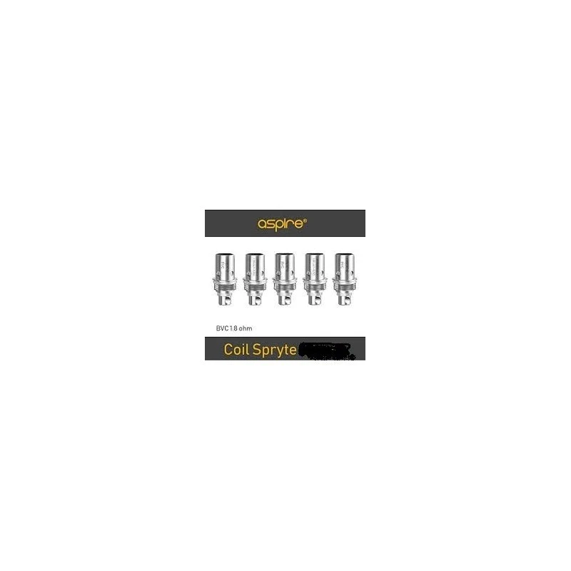 Aspire Resistenza Bvc Per SPRYTE, K1, K2, K1 STEALTH, K LITE 1,8 Ohm 5 Pezzi ASPIRE 1 - E-Smoking di Fiacco Marco 