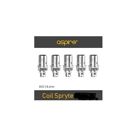 Aspire Resistenza Bvc Per SPRYTE, K1, K2, K1 STEALTH, K LITE 1,8 Ohm 5 Pezzi ASPIRE 1 - E-Smoking di Fiacco Marco 