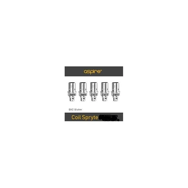 Aspire Resistenza Bvc Per SPRYTE, K1, K2, K1 STEALTH, K LITE 1,8 Ohm 5 Pezzi