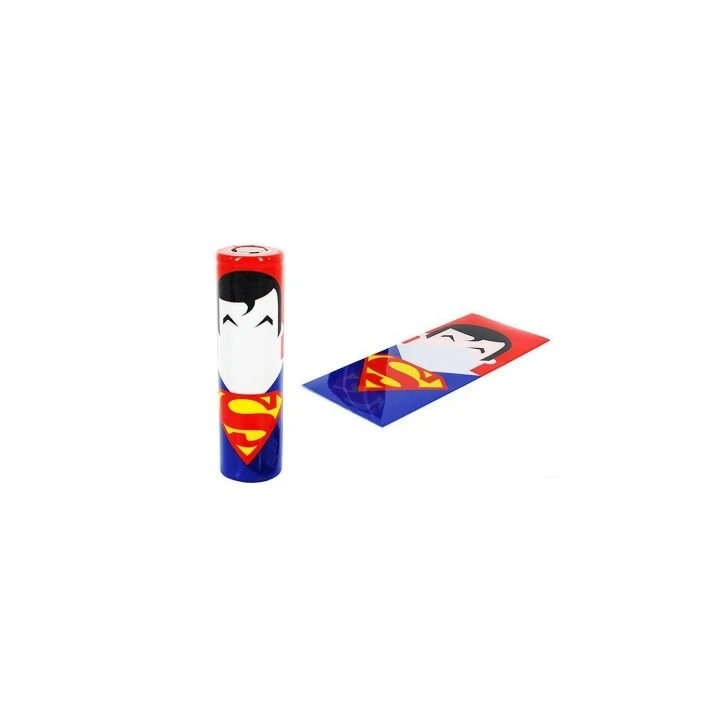 WRAP BATTERIA 18650 SUPERMAN PZ 10