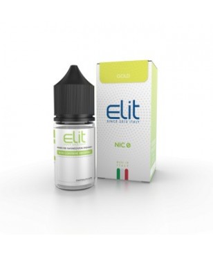 TABACCO GOLD LIQUIDO PRONTO CON NICOTINA 10ML ELIT FLAVOR.