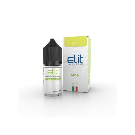 TABACCO GOLD LIQUIDO PRONTO CON NICOTINA 10ML ELIT FLAVOR.