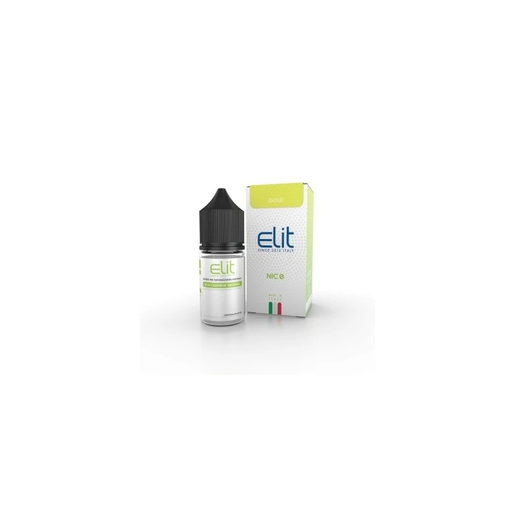 TABACCO GOLD LIQUIDO PRONTO CON NICOTINA 10ML ELIT FLAVOR.