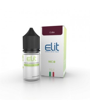 TABACCO CUBA LIQUIDO PRONTO CON NICOTINA 10ML ELIT FLAVOR