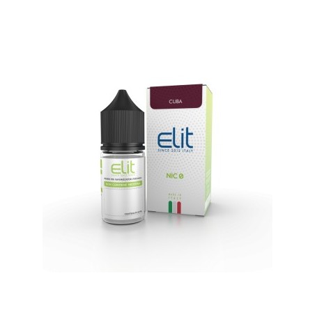 TABACCO CUBA LIQUIDO PRONTO CON NICOTINA 10ML ELIT FLAVOR