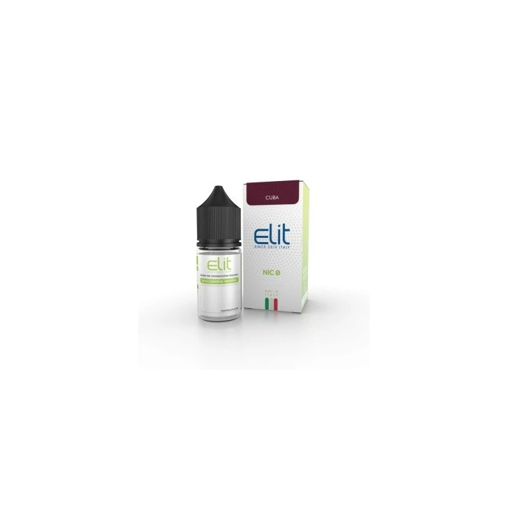 TABACCO CUBA LIQUIDO PRONTO CON NICOTINA 10ML ELIT FLAVOR