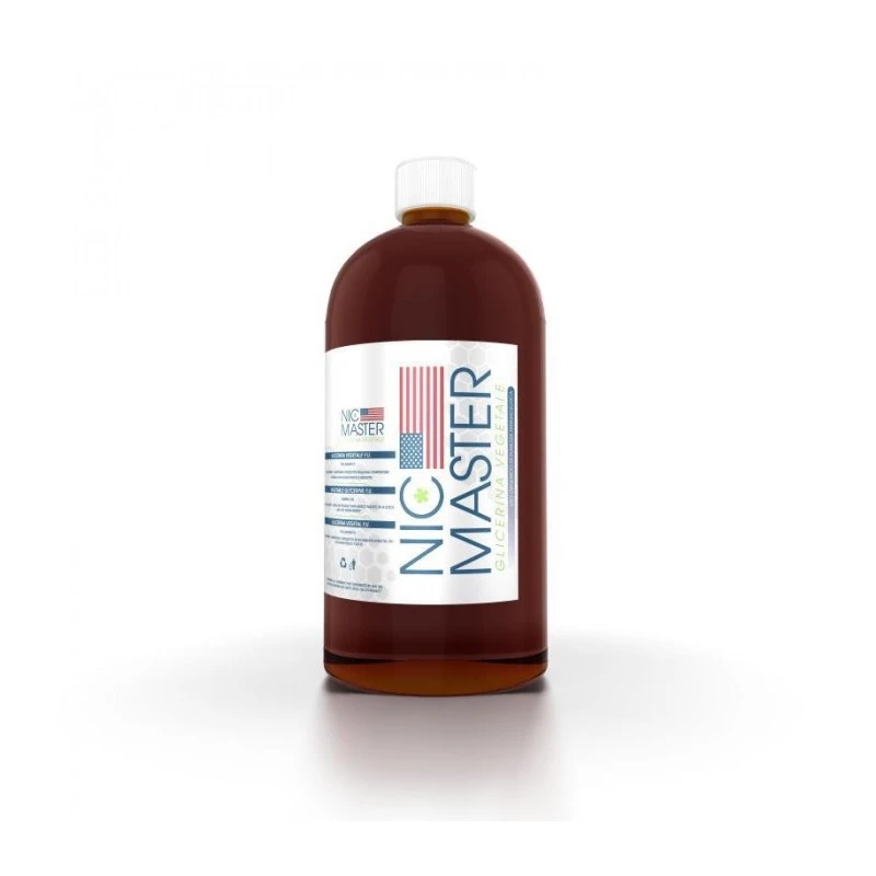 GLICERINA VEGETALE 1 LT IN BOTTIGLIA DA 1 LT NIC MASTER NIC MASTER 1 - E-Smoking di Fiacco Marco 