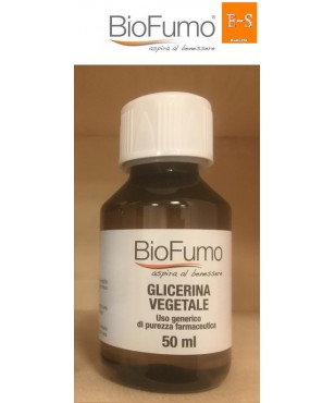 GLICERINA VEGETALE 50 ML IN FLACONE DA 100 ML BIOFUMO