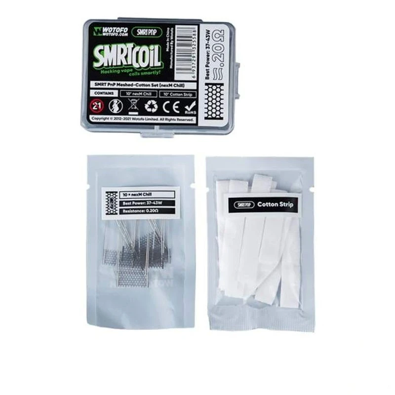 Wotofo SMRT PNP COIL kit per rigenerare WOTOFO 2 - E-Smoking di Fiacco Marco 